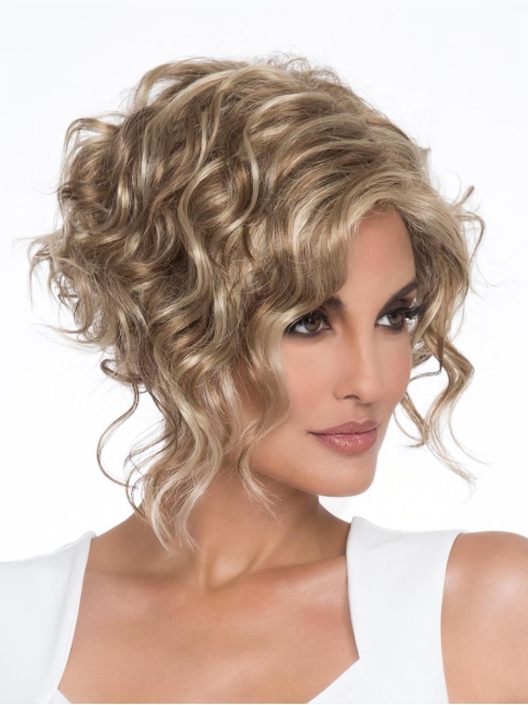 Capless 6" Classic Curly Synthetic Wig