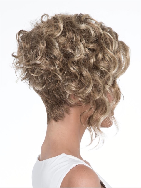 Capless 6" Classic Curly Synthetic Wig