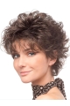 Cosy Brown Curly Cropped Classic Wigs