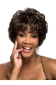 Sassy Brown Curly Cropped African American Wigs