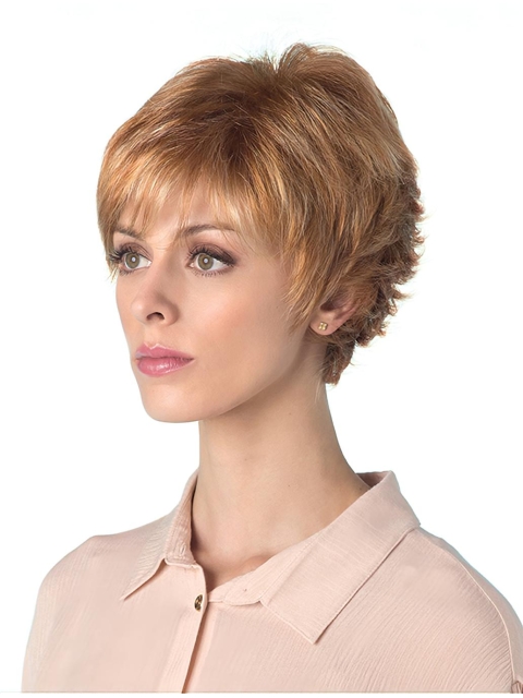 Fantastic Cropped Curly Blonde Boycuts Fabulous Wigs