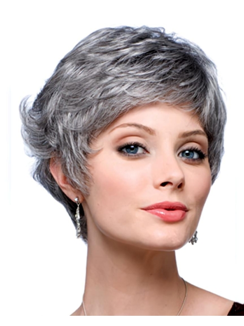 No-fuss Curly Boycuts Blonde Short Wigs