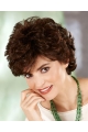 Brown Preferential Layered Curly Short Wigs