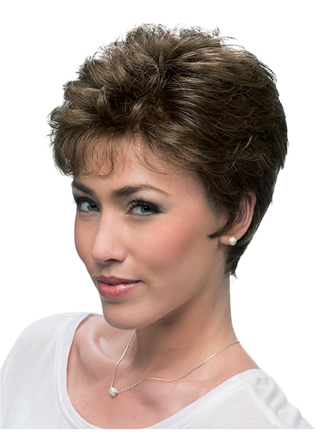 Lace Front Tempting Layered Curly Short Wigs