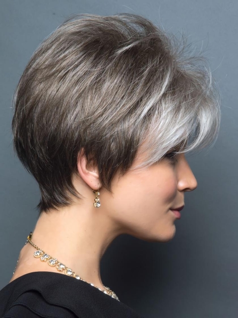 Cropped Capless Better Synthetic Wig Grey