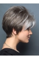 Cropped Capless Better Synthetic Wig Grey