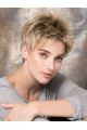 Boycuts Straight Blonde Synthetic 4" Short Hair