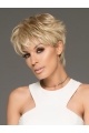 Cropped Straight Layered 100% Hand-Tied Good Synthetic Wigs