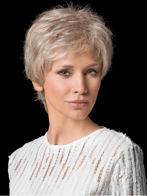 Cropped Straight Layered 100% Hand-Tied Celebrity Synthetic Wigs