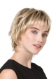 Cropped 6" Blonde Straight Trendy Synthetic Lace Wigs