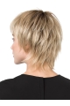 Cropped 6" Blonde Straight Trendy Synthetic Lace Wigs