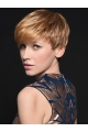 Good Monofilament Straight Blonde Short Wigs