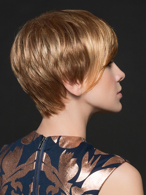 Good Monofilament Straight Blonde Short Wigs