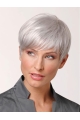 Popular Straight White Grey High Quality Wigs