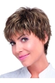 Monofilament Boycuts Perfect Straight Short Wigs