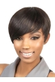 Online Brown Straight Cropped Celebrity Wigs