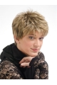 Comfortable Straight Blonde Boycuts New Design Wigs