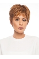 Auburn Tempting Boycuts Straight Short Wigs