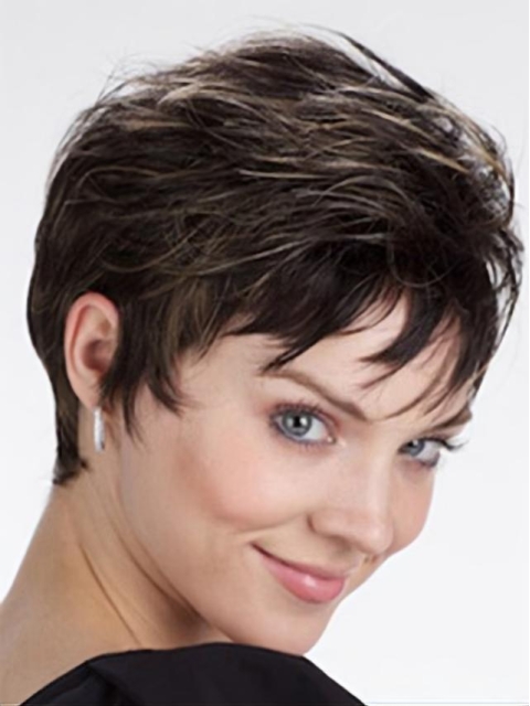 Blonde Lace Front Synthetic Graceful Short Wigs