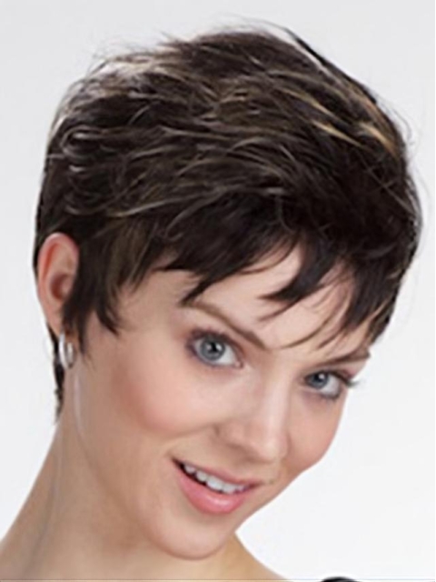 Blonde Lace Front Synthetic Graceful Short Wigs