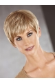 Style Auburn Straight Cropped Synthetic Wigs