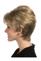 Blonde Straight Synthetic Unique Short Wigs