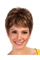 Brown Perfect Boycuts Straight Short Wigs