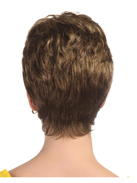 Brown Perfect Boycuts Straight Short Wigs