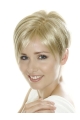 Glamorous Lace Front Boycuts Blonde Short Wigs