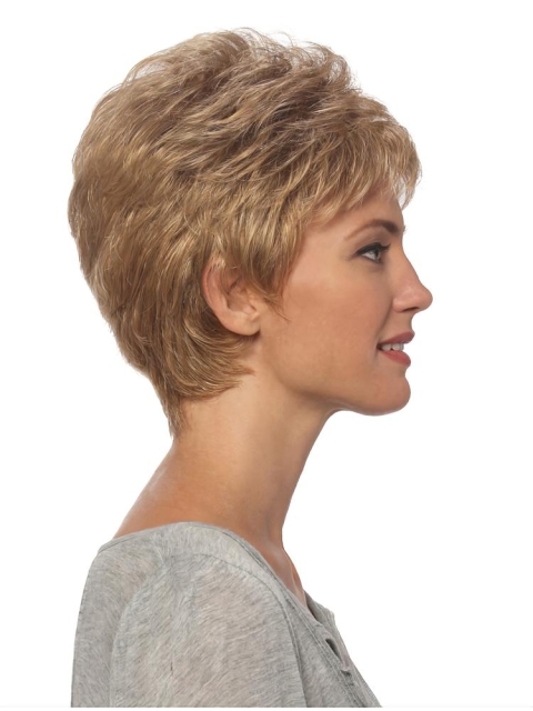 High Quality Straight Blonde Boycuts Popular Wigs