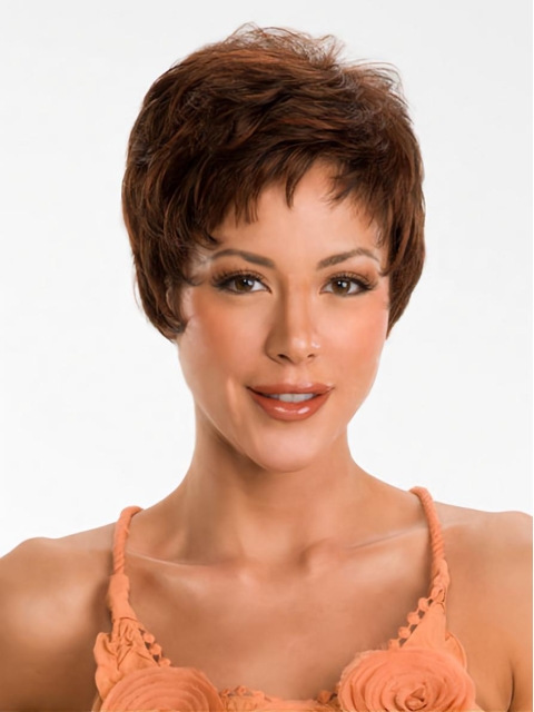 Braw Auburn Boycuts Straight Short Wigs