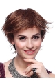 Fabulous Auburn Layered Straight Short Wigs