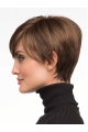 Monofilament Top Boycuts Straight Short Wigs