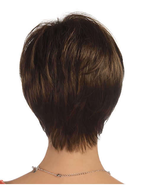 Lace Front Layered Straight Short Wigs