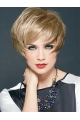 Synthetic Blonde Straight Polite Short Wigs