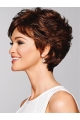 Capless 6" Wavy Auburn Amazing Short Wigs