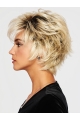 5" Cropped Wavy Blonde Boycuts Great Synthetic Wigs