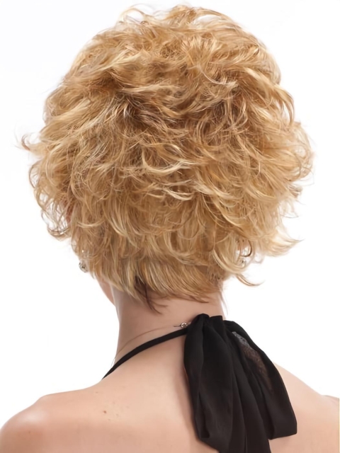 Cropped Capless Boycuts Heat Friendly Synthetic Wigs