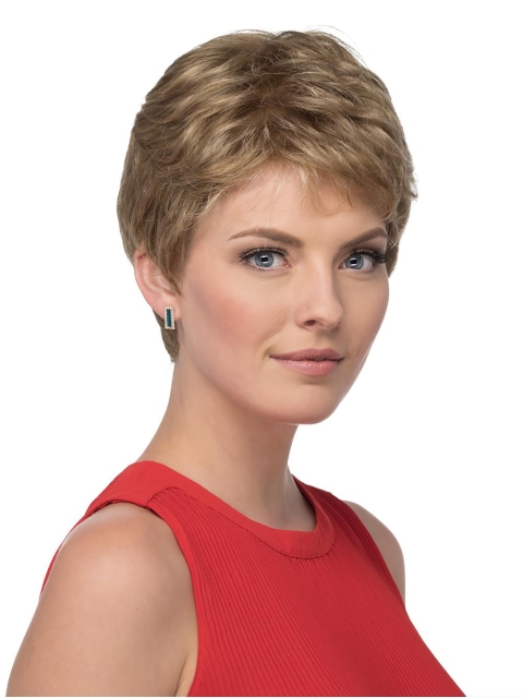 Cropped Monofilament Synthetic Wigs