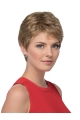 Cropped Monofilament Synthetic Wigs