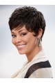 Fashion Brown Wavy Cropped African American Wigs