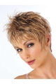 Beautiful Brown Wavy Cropped Petite Wigs