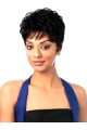 Stylish Black Wavy Cropped African American Wigs