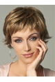 New Cropped Brown Monofilament Wigs