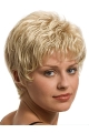 Modern Wavy Boycuts Blonde Short Wigs