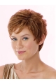 Brown Nice Lace Front Wavy Short Wigs