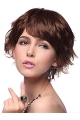 Online Auburn Layered Wavy Short Wigs