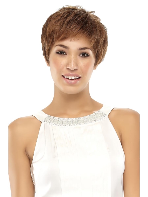 Lace Front Refined Boycuts Wavy Short Wigs