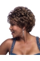 Easeful Brown Wavy Cropped African American Wigs