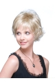 Cool Wavy Cropped Synthetic Grey Wigs